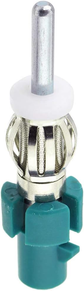 Bingfu Car Antenna Adapter Car Stereo FM AM Radio Antenna Adapter Connector,Fakra Z Male to DIN Plug Connector Converter for Vehicle Stereo Audio HD Radio Head Unit CD Media Player Receiver