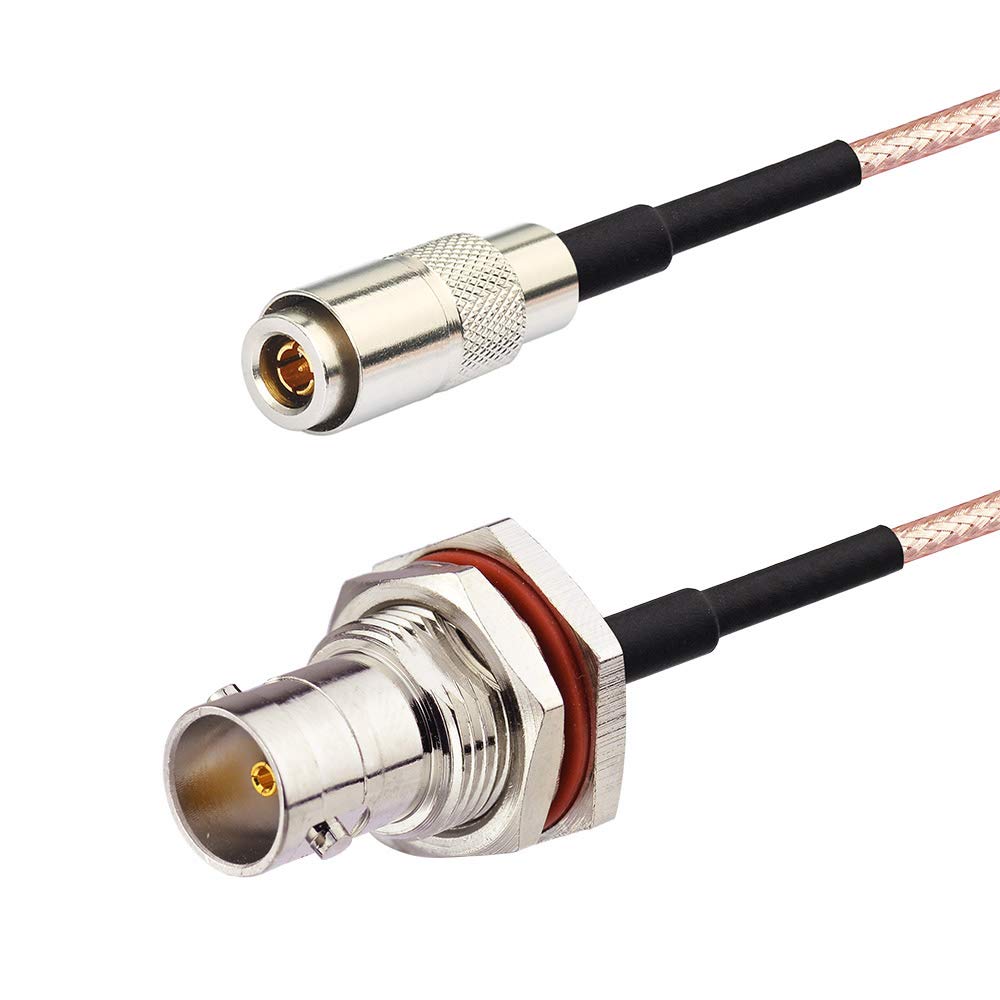 BINGFU DIN 1.0/2.3 Male to BNC Female 75 Ohm Vedio SDI Cable 30cm for HD SDI 3G SDI Vedio Recorder Camera Assist Monitor Audio Gateway Hub Broadcast Router Frame Synchronizer Sync Converter