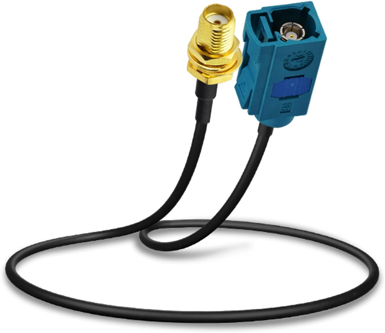 GPS DAB Antenne Adapterkabel Fakra Z Buchse auf SMA Buchse Auto Antenne Verlängerungskabel 30cm für Stereo Android Head Unit GPS Navigation UKW DAB Radio 4G LTE Telematik Bluetooth Modul