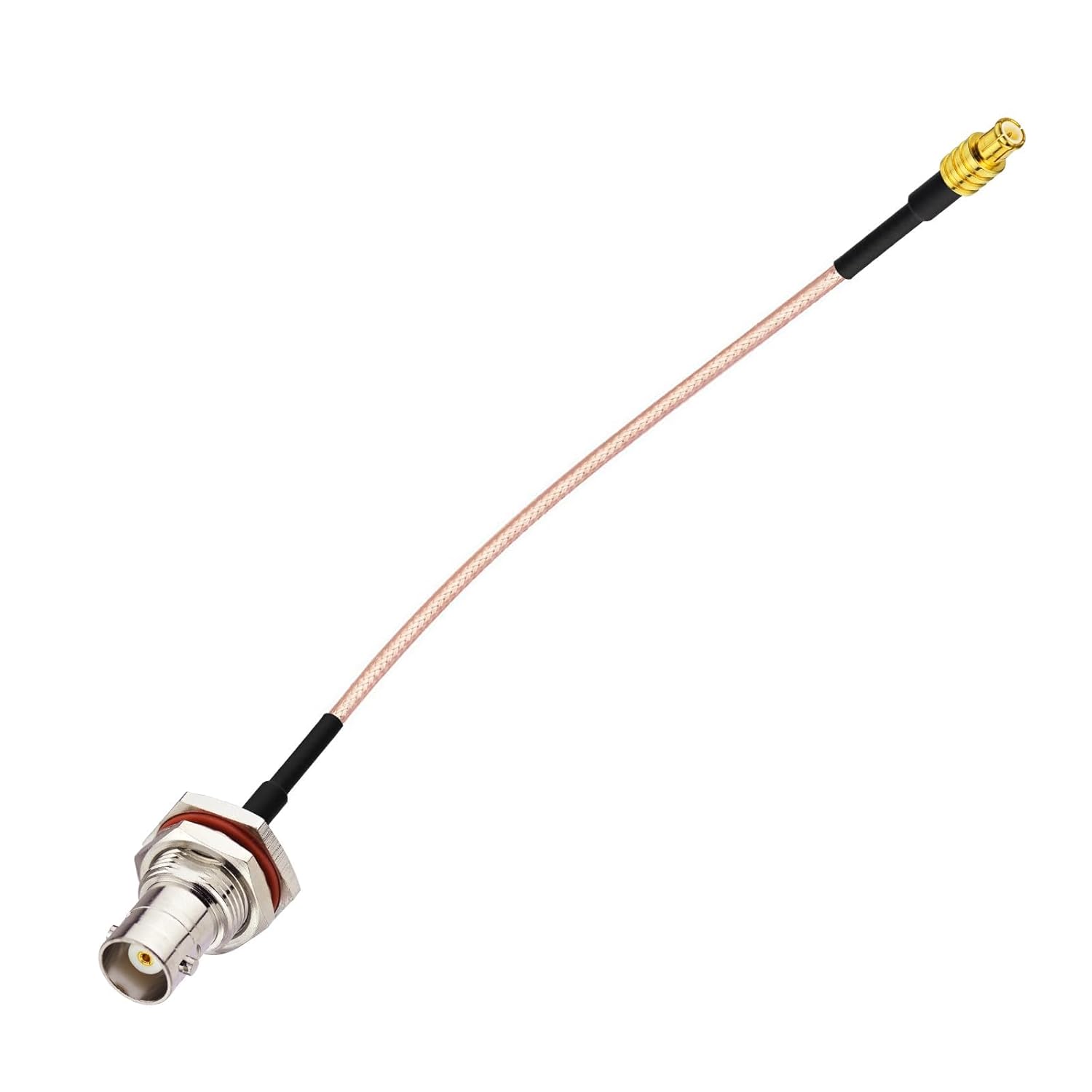 BINGFU MCX Male to BNC Female 5.9inch Pigtail RG316 Coaxial Jumper Cable Adapter Compatible with Newsky TV28T RTL-SDR Dongles DS203 OSC DS0201 DSO Quad Oscilloscope