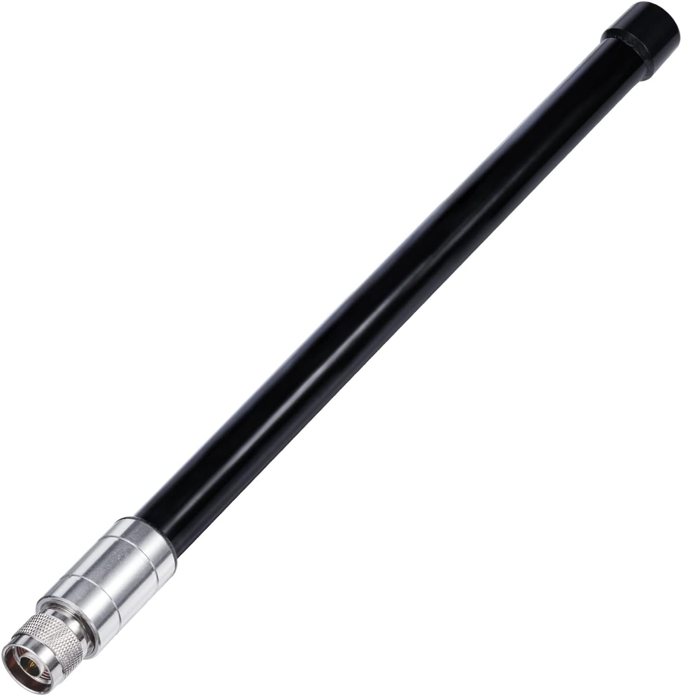 Bingfu Fiberglass 915mhz Lora Antenna Black with Adapter Compatible with Meshtastic Solar Node Repeater SX1276 SX1262 nRF52840 Wireless Module Mesh Node LoRaWAN IoT Gateway Lora Development Board