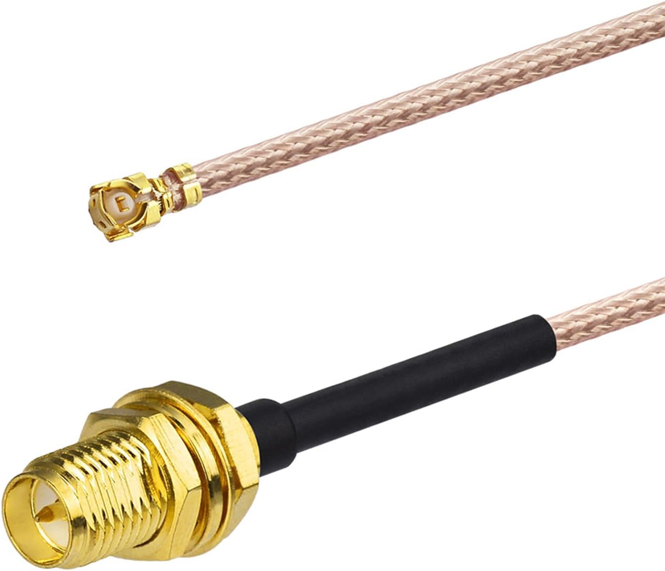 Bingfu WLAN-Antenne 2,4 GHz, 5,8 GHz, 3 dBi RP-SMA-Antenne + U.FL IPX IPEX auf RP-SMA-Kabel + PCI-Rücksteckplatzabdeckung für WLAN-Router, Drahtloser Mini-PCI-Express PCIE-Netzwerkkartenadapter