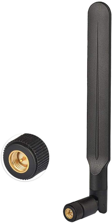 Bingfu 4G LTE 3dBi External SMA Male Antenna (2-Pack) Compatible with 4G LTE Wireless Router CPE Hotspot Industrial IoT Router Cellular Gateway Terminal Outdoor Cellular Security Camera