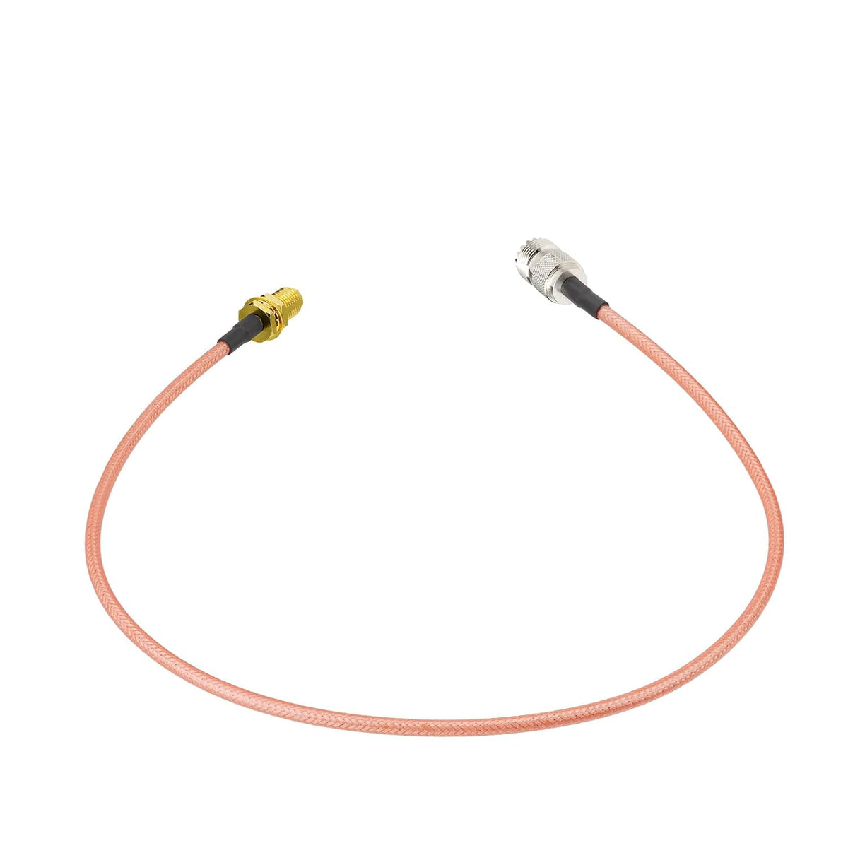 BINGFU SMA Buchse Einbaubuchse auf UHF Buchse SO239 RG400 Kabel 60 cm