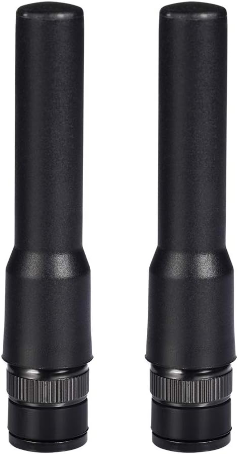 Bingfu Ham Radio BNC Male Soft Antenna 2-Pack Compatible with Uniden SR30C Bearcat BC125AT BCD436HP BC75XLT BCD325P2 Radio Fequency Counter Two Way Radio