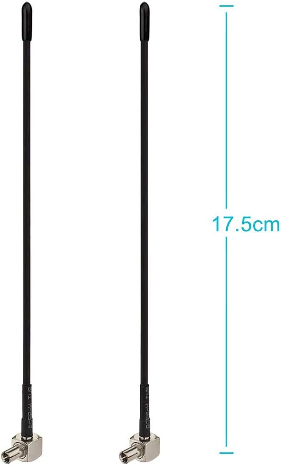 Bingfu 4G LTE Antenna Mini Soft Whip TS9 (2-Pack) Compatible with Verizon AT&T T-Mobile Sprint 4G LTE Mobile Hotspot MiFi Router Cellular Broadband Modem USB Modem Dongle Adapter