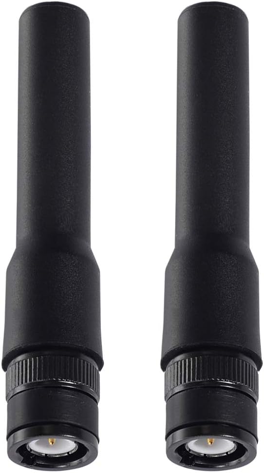 Bingfu Ham Radio BNC Male Soft Antenna 2-Pack Compatible with Uniden SR30C Bearcat BC125AT BCD436HP BC75XLT BCD325P2 Radio Fequency Counter Two Way Radio