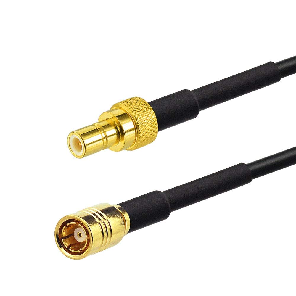 BINGFU DAB Car Antenna Cable SMB Male to SMB Female Adapter RG174 1 m Extension Cable Compatible with Pioneer Pure Alpine AiliTech
