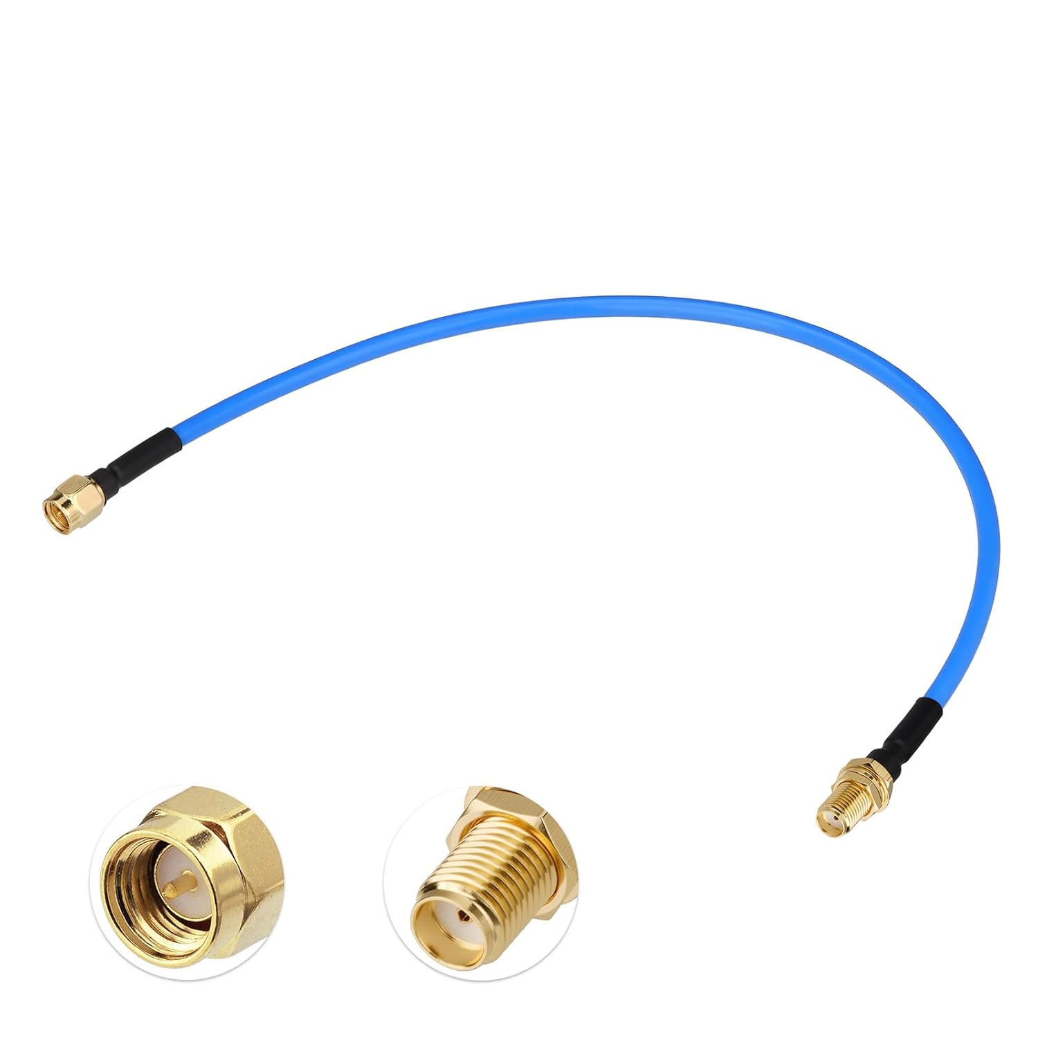BINGFU SMA Kabel 30cm, SMA-Buchse auf Stecker RG402 Verlängerungskabel