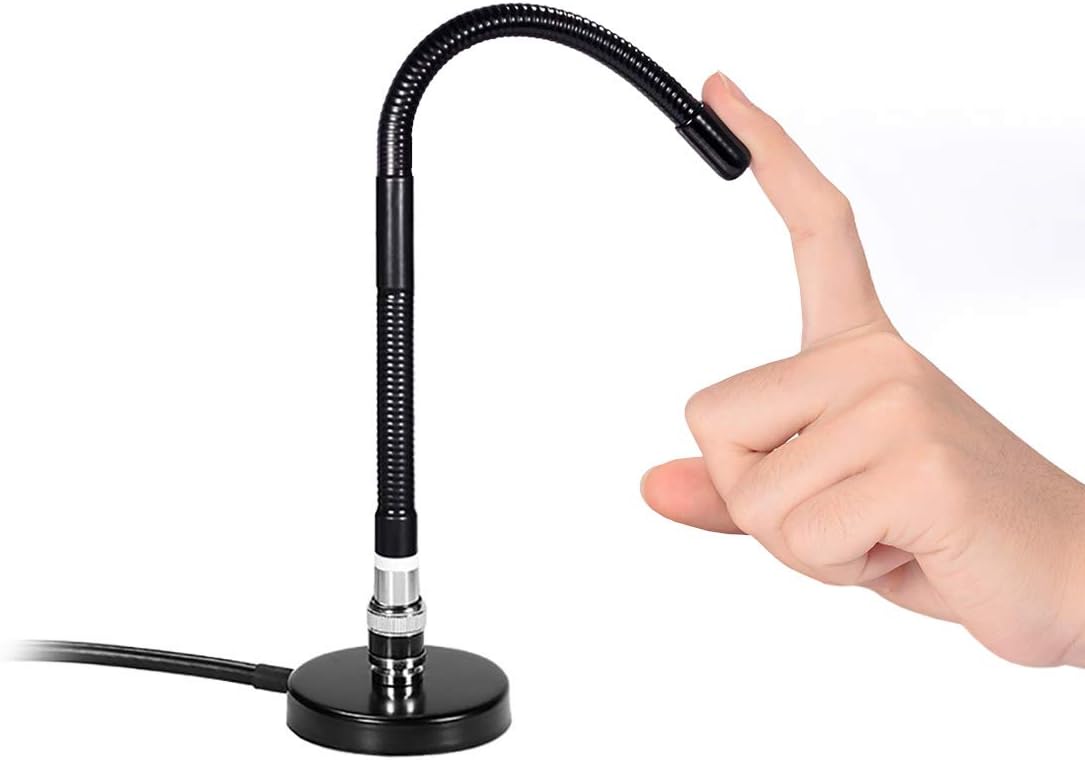 Bingfu CB Antenne 27-MHz CB-Radioantenne Soft Whip-Magnetfuß BNC PL259-Anschluss CB-Antenne Kompatibel mit Cobra Midland Uniden Maxon President Tragbarer CB-Radio-Mobilfunk-Scanner