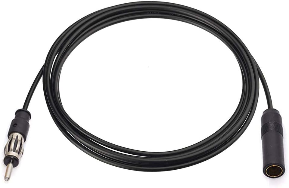 BINGFU 3 m Motorola DIN Male to Female Antenna Cable Universal Vehicle Car Stereo FM AM Radio Extension Cable for Vehicle Truck Car Audio Stereo Head Unit CD Media Receiver Player