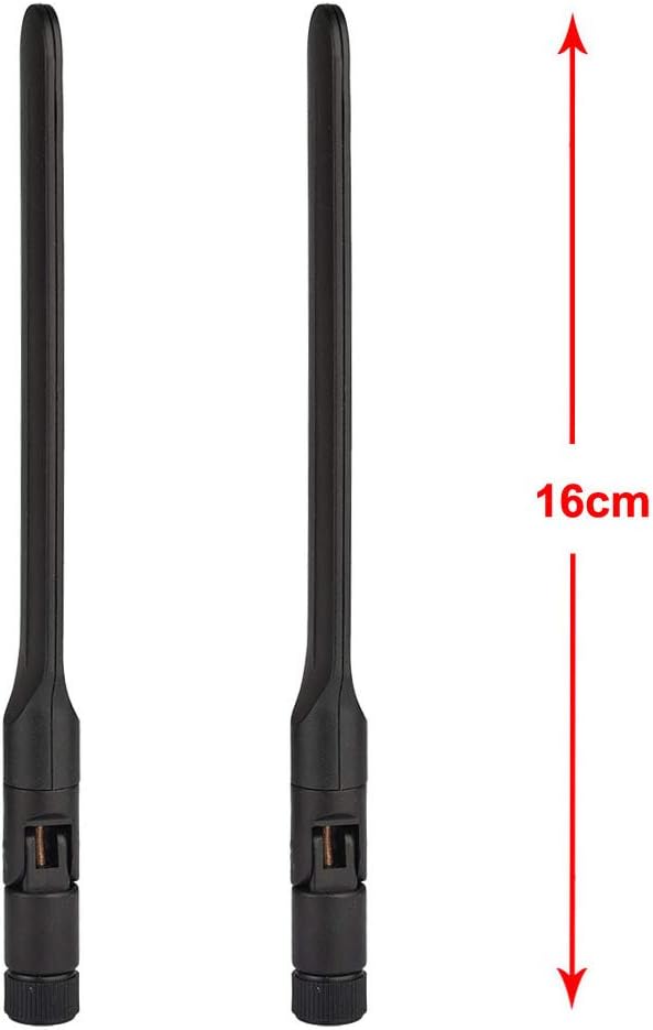 Bingfu 4G LTE 3dBi External SMA Male Antenna (2-Pack) Compatible with 4G LTE Wireless Router CPE Hotspot Industrial IoT Router Cellular Gateway Terminal Outdoor Cellular Security Camera