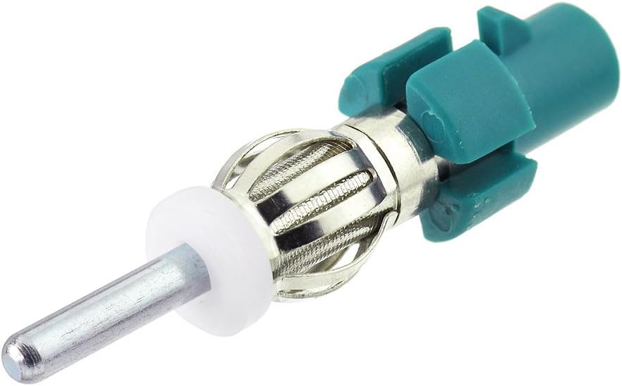 Fakra auf DIN ISO Autoradio Antenne Kabel (2-Stück), DAB FM Radio Adapterkabel mit Fakra-Z-Stecker auf DIN-Stecker-Adapter für Auto-Stereo-Audio-HD-Radio-Head-Unit, CD-Media-Player -Empfänger