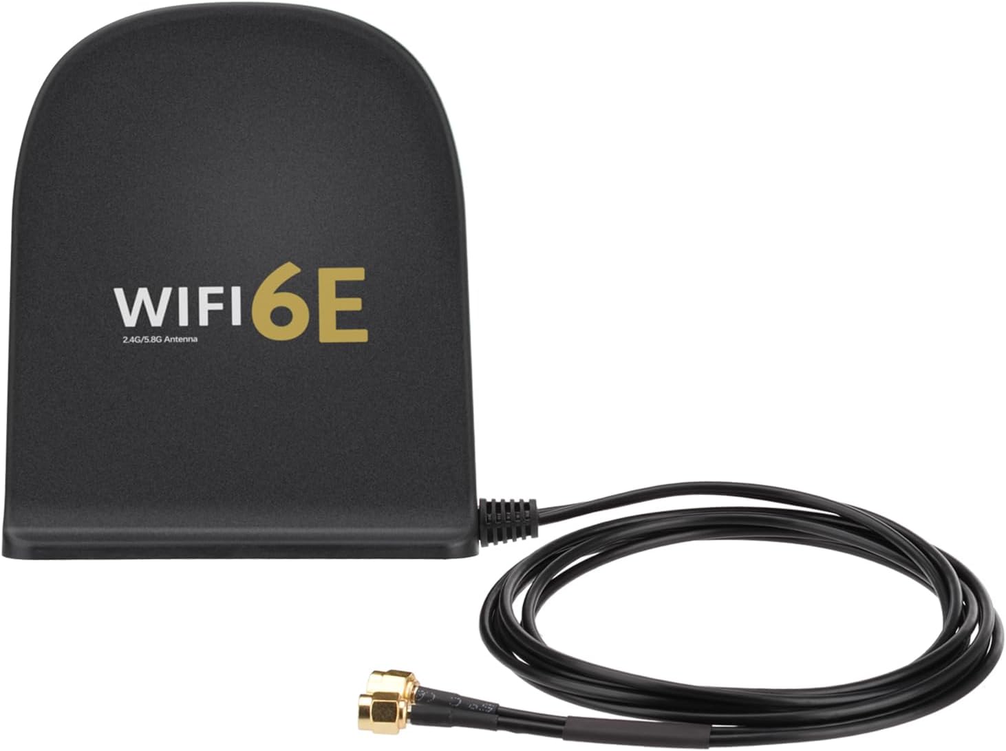 Bingfu WiFi 6E Antenna Tri-Band 2.4GHz 5GHz 6GHz MIMO RP-SMA Male Magnetic Base 8dBi Antenna with 6.5ft Cable for WiFi Router Wireless Network Card PC Motherboard PCI PCIe Card Security IP Camera