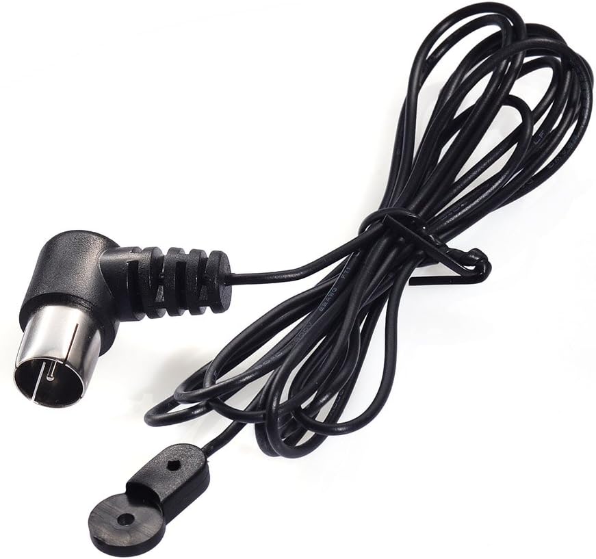 FM Radio Antenne mit F Stecker, 1,5 m Verlängerungskabel + 2 Bare Wire AM Loop Draht Antenne für UKW FM AM Radio Home Stereo Audio Video Receiver