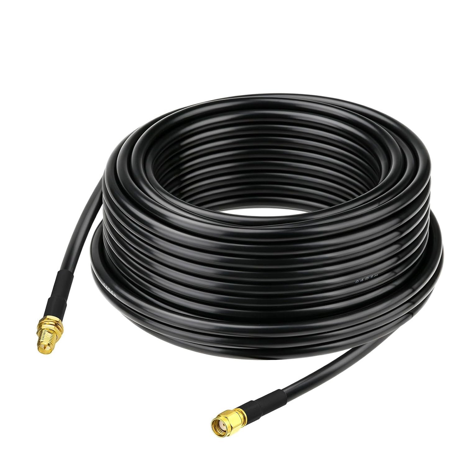 Bingfu RP-SMA Kabel, 15 m RP-SMA Stecker auf Buchse ALSR240 Antennen Kabel