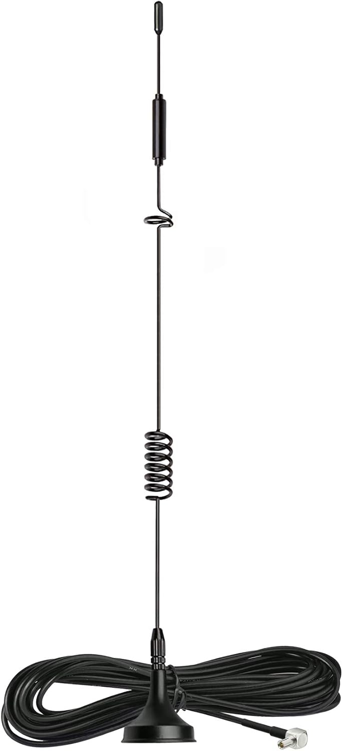 Bingfu 4G LTE 8dBi Magnetic Base MIMO TS9 Antenna (2-Pack) Compatible with Verizon AT&T T-Mobile Sprint 4G LTE Mobile Hotspot MiFi Router Cellular Mobile Broadband Modem USB Modem Dongle Adapter