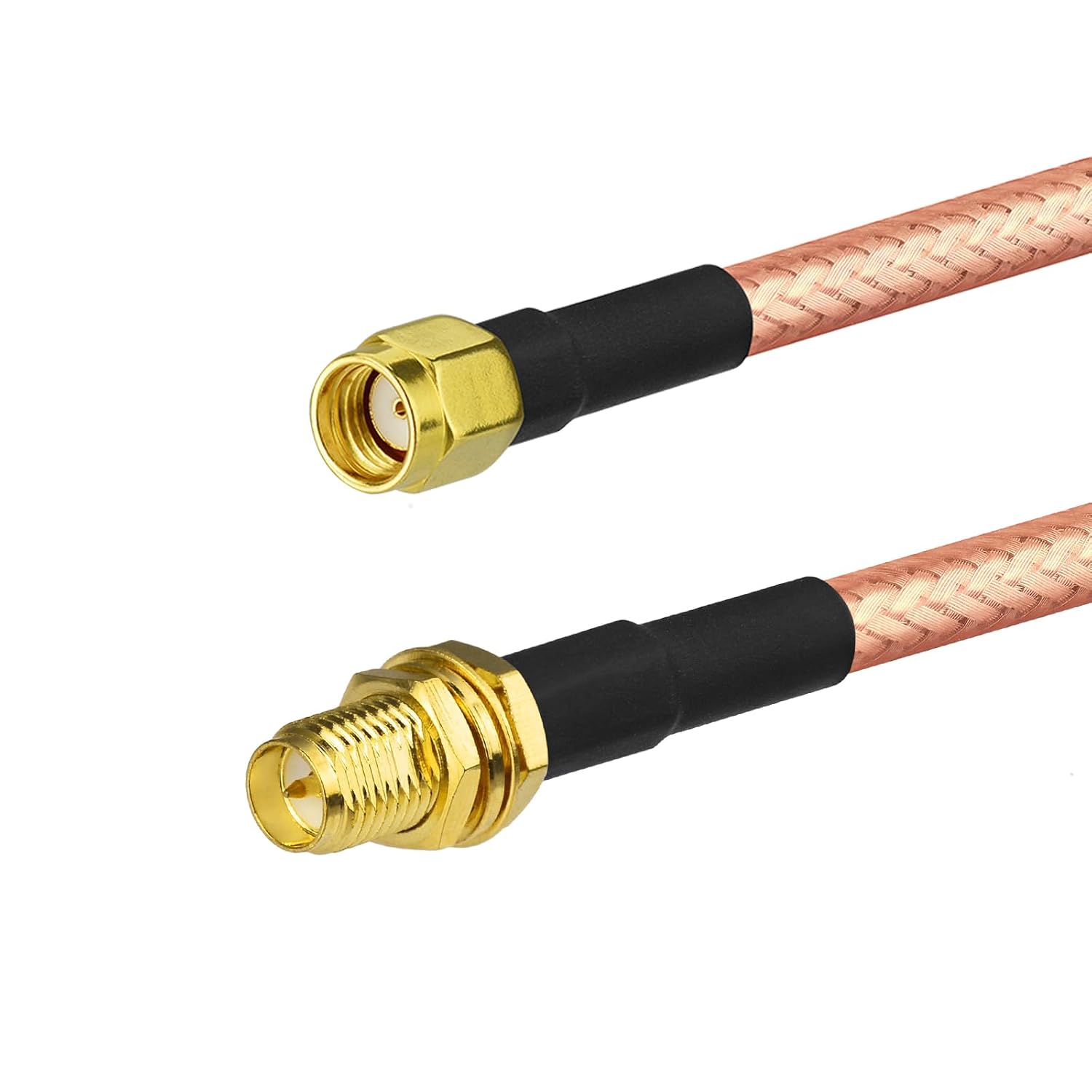 BINGFU RP-SMA Kabel 1m RP-SMA Buchse auf Stecker RG400-Kabel
