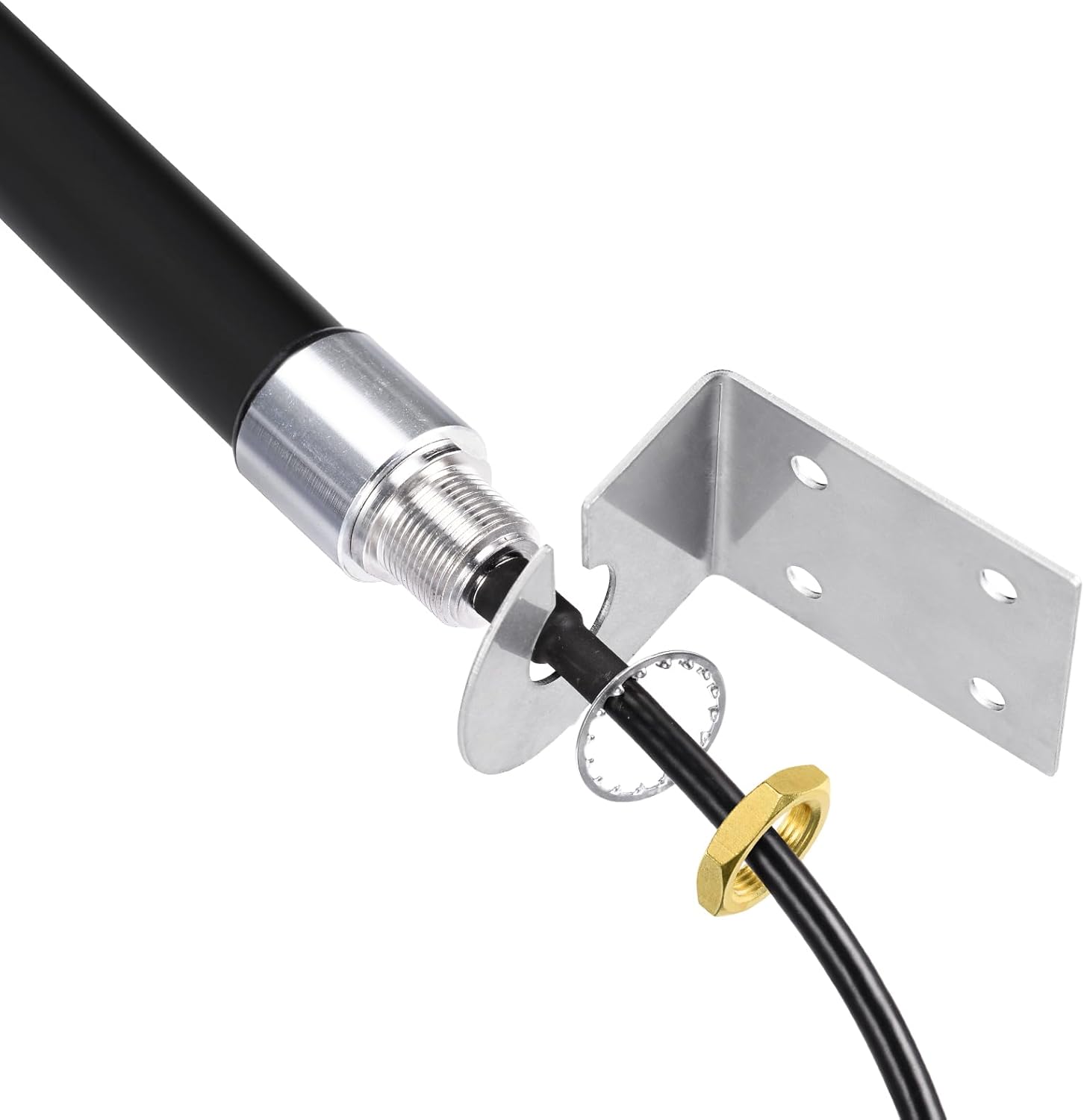 Bingfu Outdoor 4G LTE Mimo Cellular Antenna High Gain Long Range 6dBi SMA Antennas with 32.8ft Coaxial Cable for Spypoint Covert Trail Game Cam Cell Phone Security Camera Router Modem Antenna