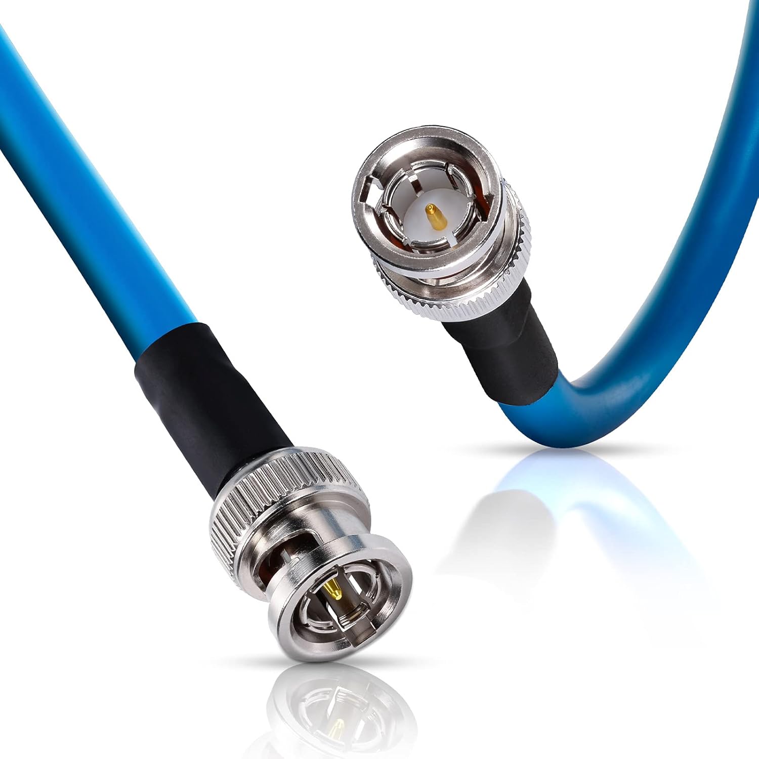 BINGFU SDI Kabel BNC Kabel 75 Ohm 3G/6G SDI Digitales Videokabel (Belden 1694A) für Kameras und Videogeräte, Unterstützt HD-SDI 3G-SDI 1080P 4K-UHD, 1M