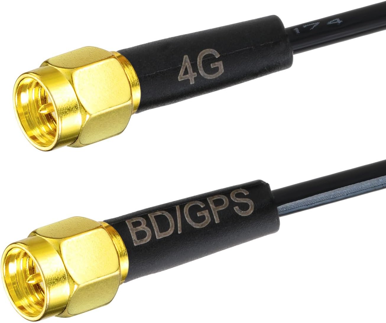 Bingfu Dual-Band GPS BeiDou 4G LTE SMA Cellular Antenna 28dB LNA High Gain for Automotive IoT Tracking