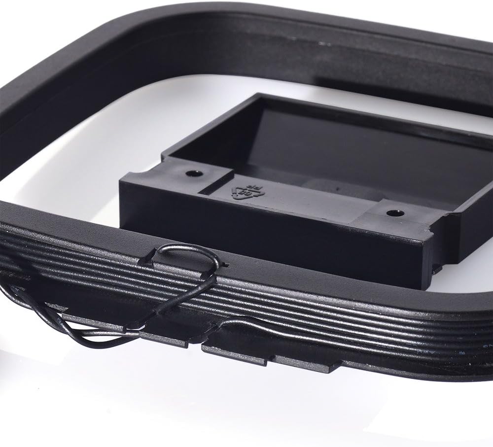 Bingfu 75 Ohm FM Radio Dipole Antenna AM Loop Antenna for Home Stereo Receiver Indoor Pioneer Onkyo Yamaha Marantz FM Radio AV Audio Video Home Theater Receiver