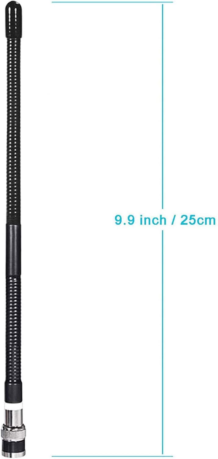 CB Antenne 27-MHz CB-Radioantenne BNC PL259 Soft Whip Magnetfuß Antenne Kompatibel mit Cobra Midland Uniden Maxon President Tragbarer tragbarer CB-Radio-Mobilfunk-Scanner