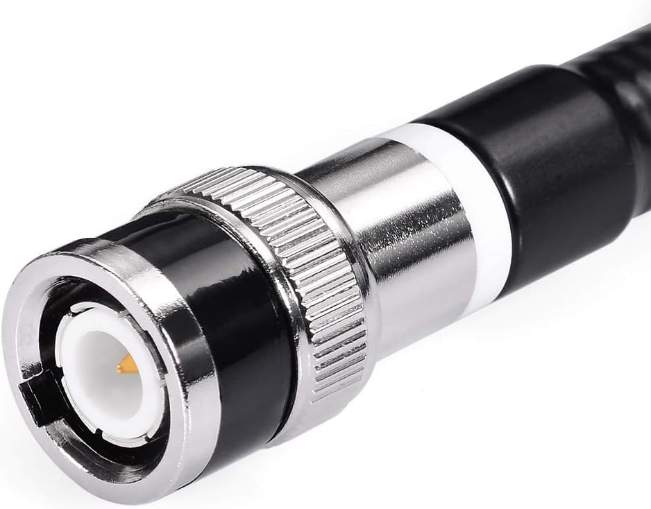 Bingfu CB-Antenne 27-MHz CB-Radioantenne BNC-Stecker Soft Whip CB-Antenne Kompatibel mit Cobra Midland Uniden Maxon Radio Shack Tragbarer Hand-CB-Radio Mobilfunk Polizeiradioscanner