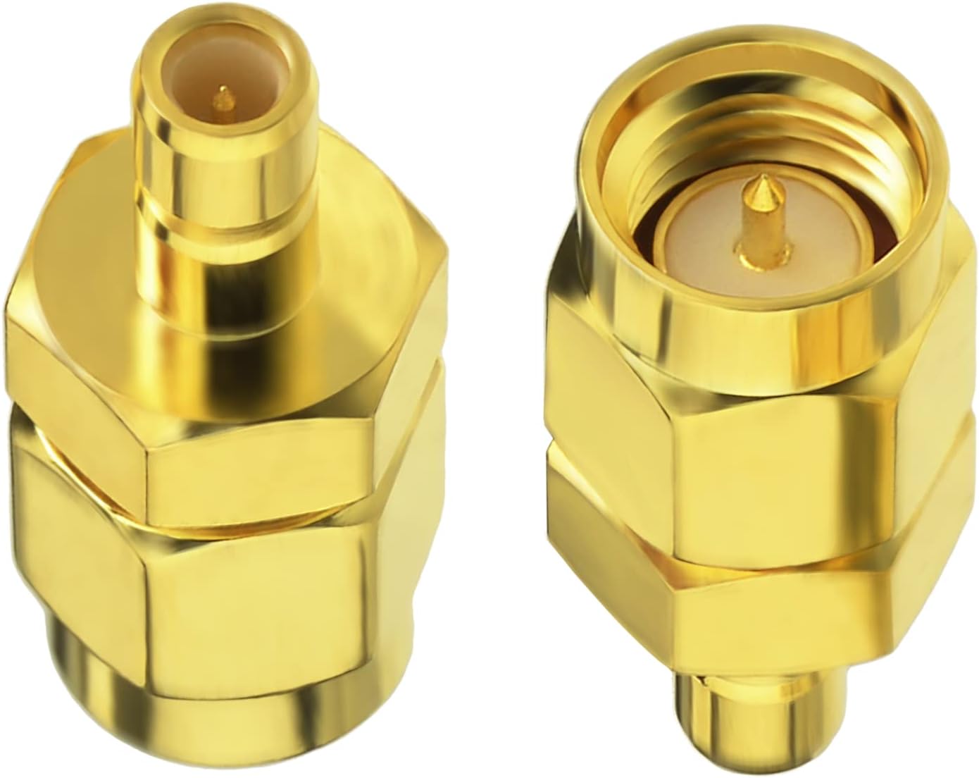 BINGFU DAB Antenne SMA Adapter SMA Stecker zu SMB Buchse 2 Stücke kompatibel mit Autoradio Clarion Pure Alpine Pionner