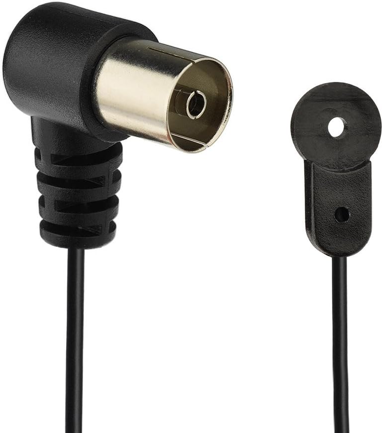 Bingfu FM Radio Antenne 75ohm Koax-Kupplung Unbal UKW Zimmerantenne Wurfantenne Verstärker Kompatibel mit UKW Radio Home Stereo Empfänger