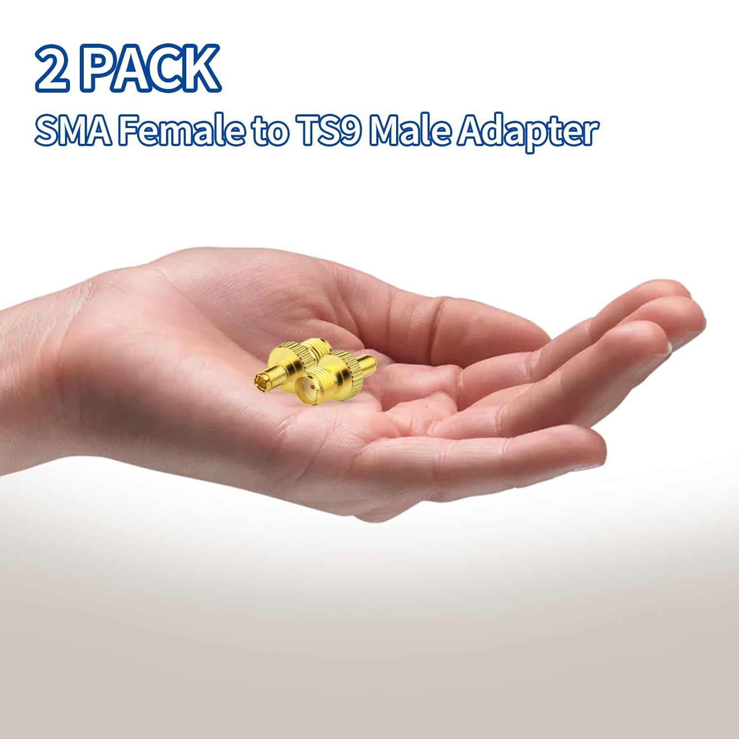 Bingfu SMA-Buchse auf TS9-Stecker Adapter für 4G LTE-Router, Mobiler Hotspot, MiFi-Router, Mobilfunk-Breitband, USB-Modem-Dongle-Adapter, 2-Stück