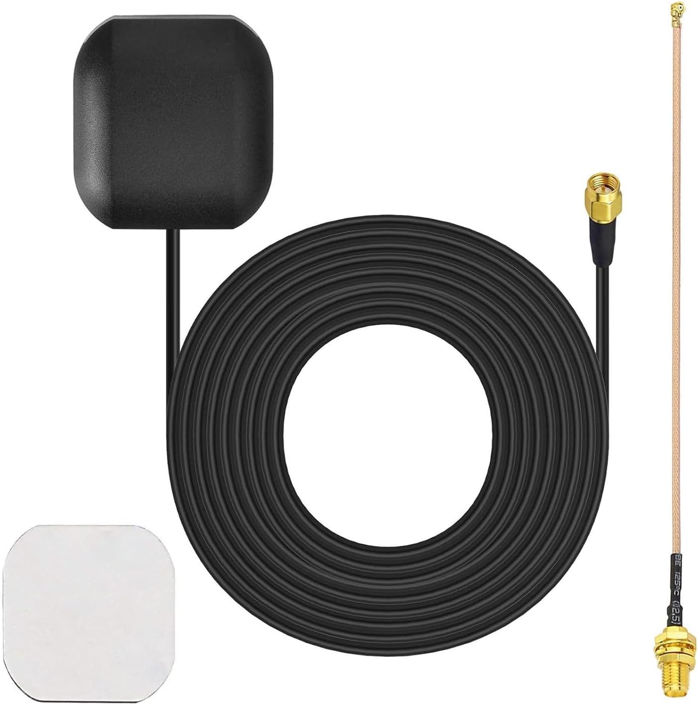 Bingfu Waterproof SMA Male Active GPS Navigation Antenna Adhesive Mount