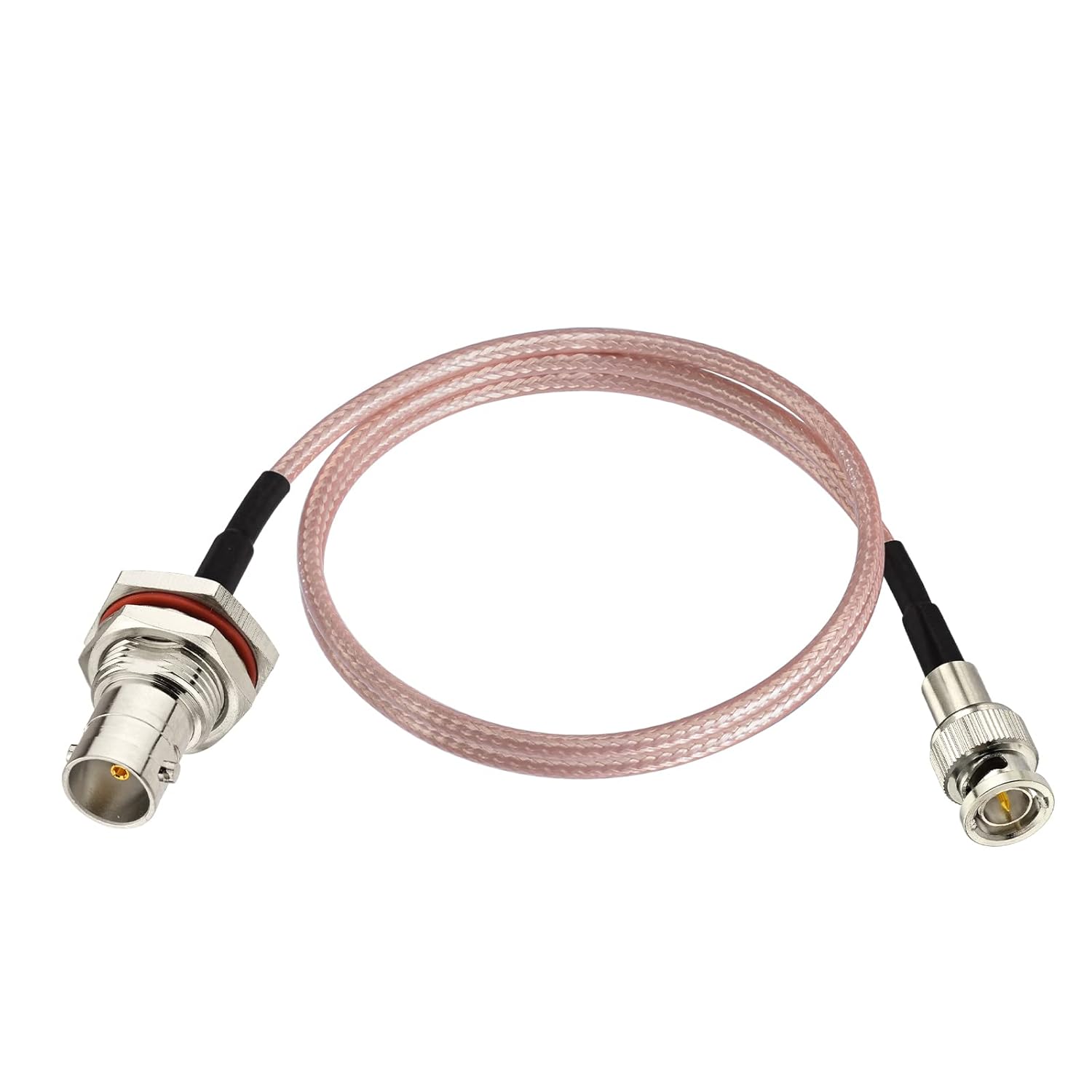 BINGFU Mini BNC Male to BNC Female Vedio SDI Cable 75 Ohm 20inch for HD 3G SDI Recorder Camera Monitor Converter Audio Router