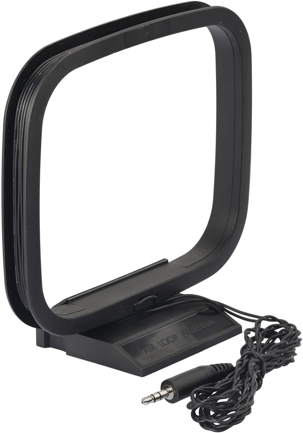 Bingfu MW AM-Loop-Antenne, 3,5-mm-Klinkenstecker, 3m Kabel, Standfuß