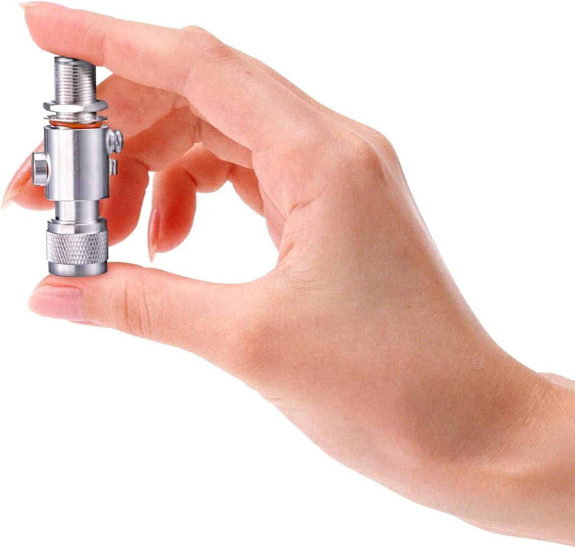 Bingfu Blitz Überspannungsschutz Koaxialer Blitzableiter N Stecker auf N Buchse 50 Ohm DC 0-6GHz Anschluss für Outdoor WiFi 4G LTE GPS Ham Antenne 868 MHz Lora Helium Miner Hotspot Antenne