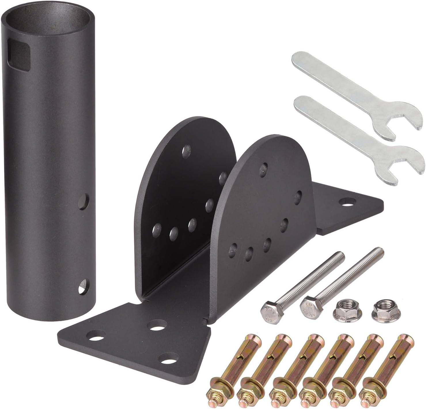 Bingfu Robuste dickere Halterung für Starlink Gen2 V2 Satelliten-Internet-Schüsselantenne - Schwerlast-Wandmast-Montagekit mit verstellbaren Winkelhalterungen