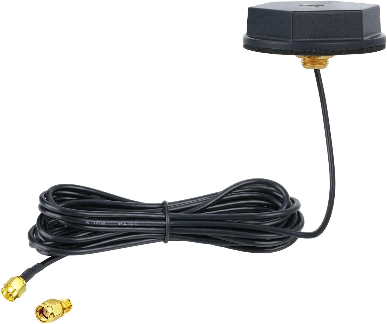 Bingfu 4G LTE Cellular Antenna SMA Male 8dBi Omni-Directional for Spypoint Tactacam Verizon AT&T T-Mobile Sprint Trail Game Camera Security Camera Mount with 10ft Cable