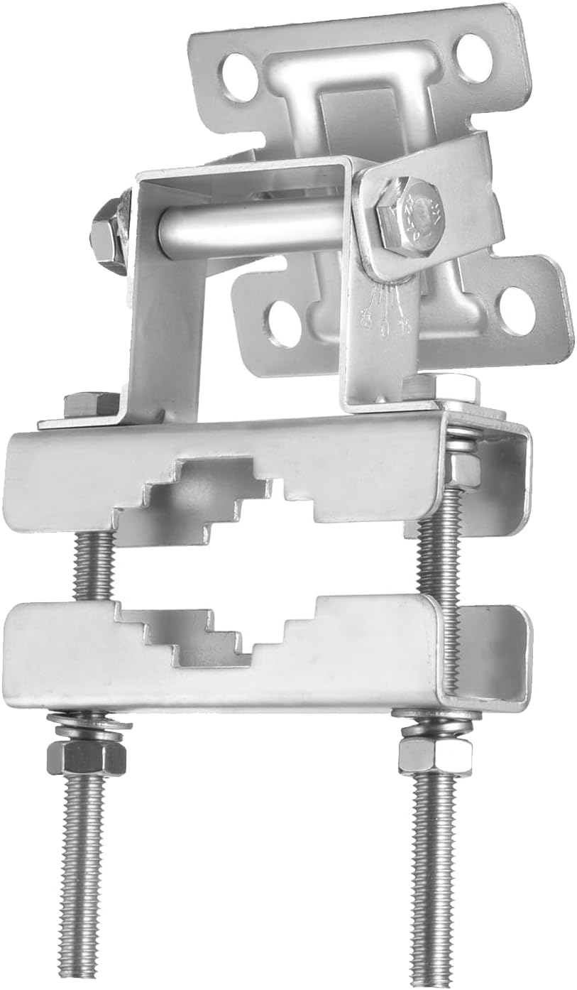 Bingfu Verstellbare Antennen Masthalterung Halterungen zur Wand Mastklemme Anti Rost Hardware Zubehör Halterungshalter für Outdoor Home Antennenmasthalter Antennenmastmontage-Kits