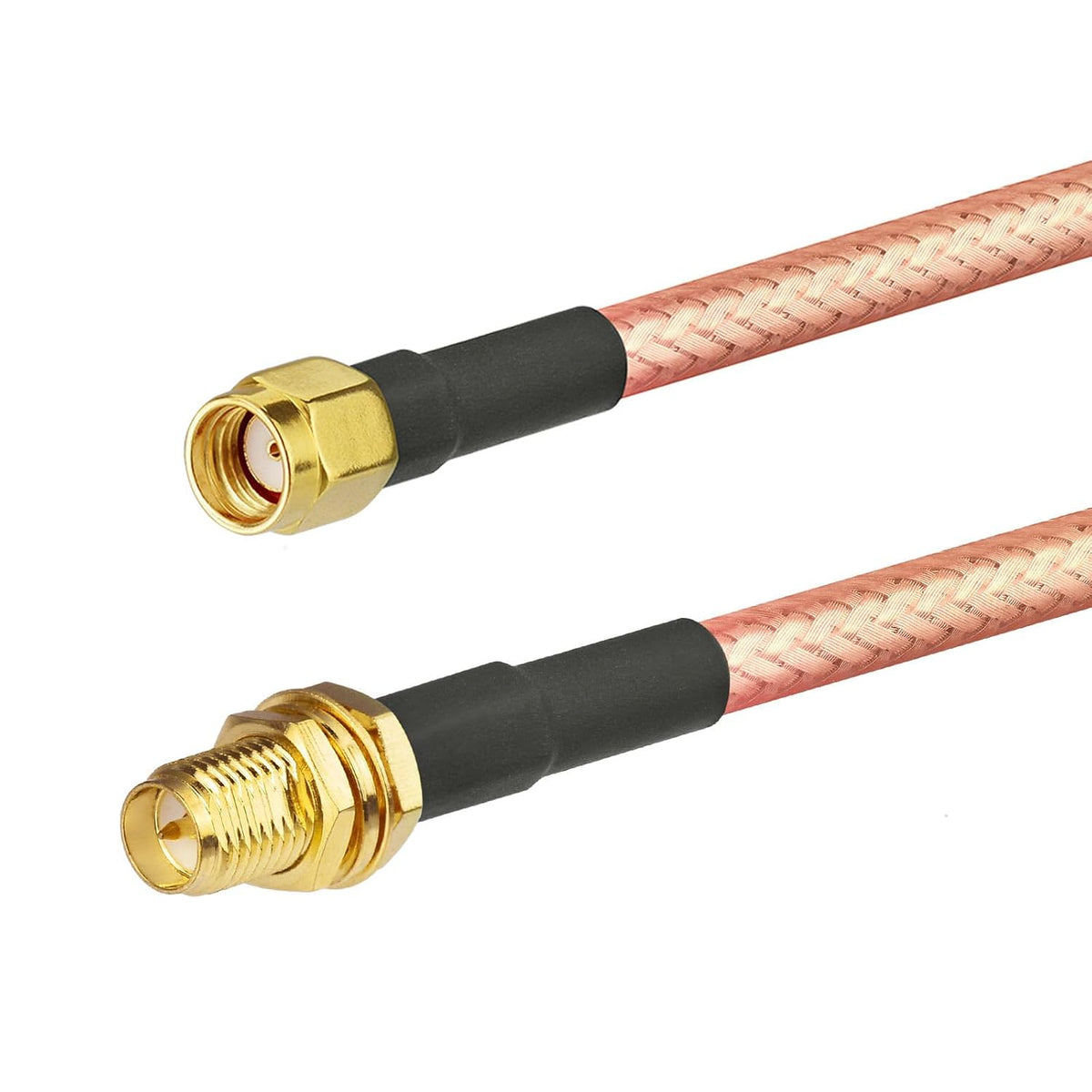 BINGFU RP-SMA Kabel 60 cm RP-SMA Buchse auf Stecker RG400-Kabel