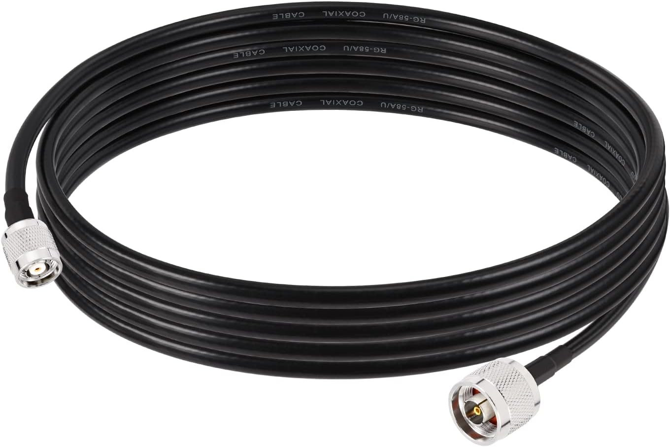 Bingfu RTK Survey GPS Base Antenna Radio Extension Cable RP-N Male to RP-TNC Male RG58 Coax Jumper Cable 3m 10 feet for GNSS RTK Survey Receiver Trimble 51980 GPS SPS855 SPS 855 851 852 SNB 900 850