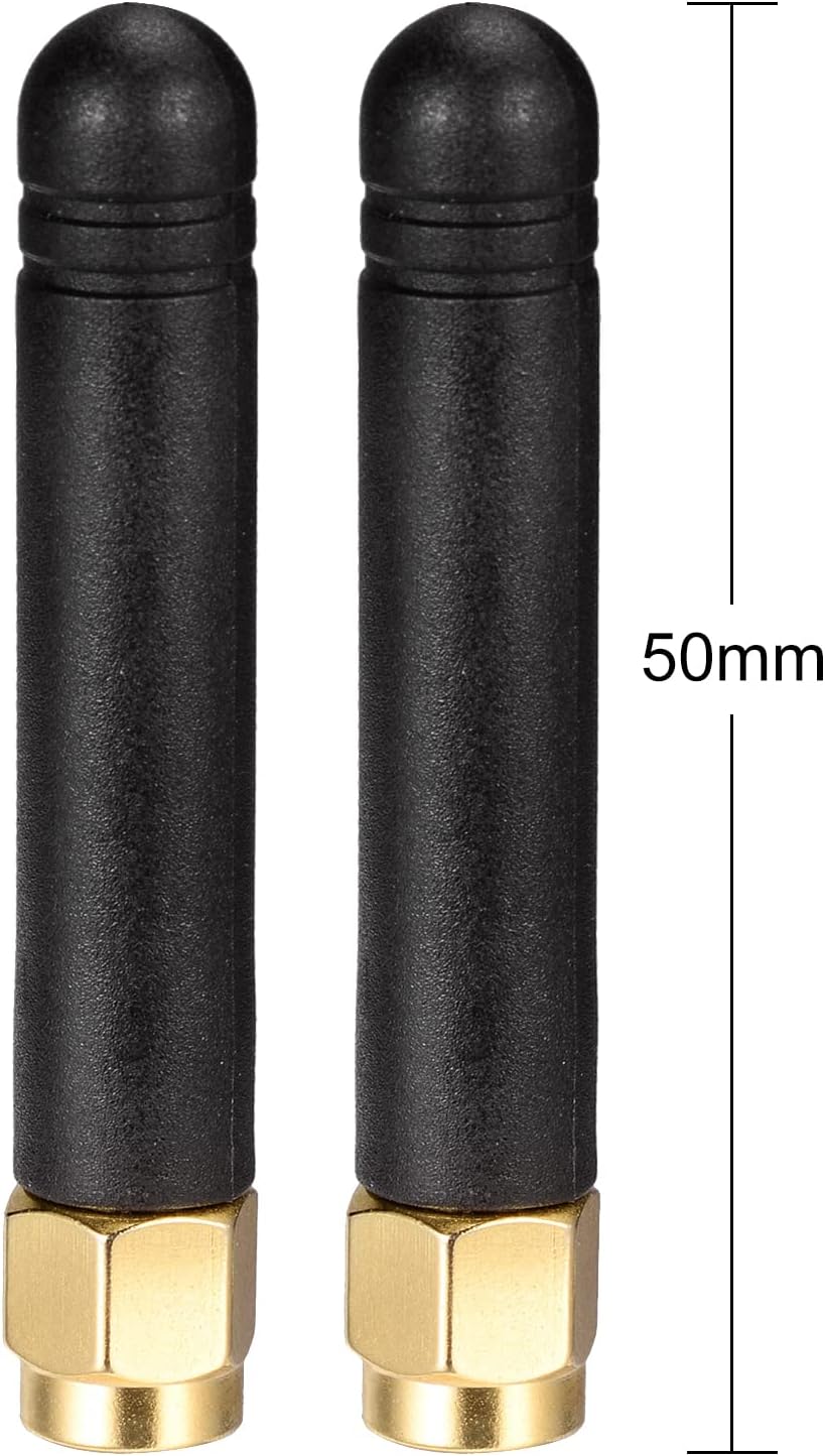 Bingfu Short WiFi Bluetooth Antenna with Cable 2-Pack for Meshtastic ESP32 Development Board ESP32-S3 Chip Mesh Tastic WiFi Gateway Node Wireless Module