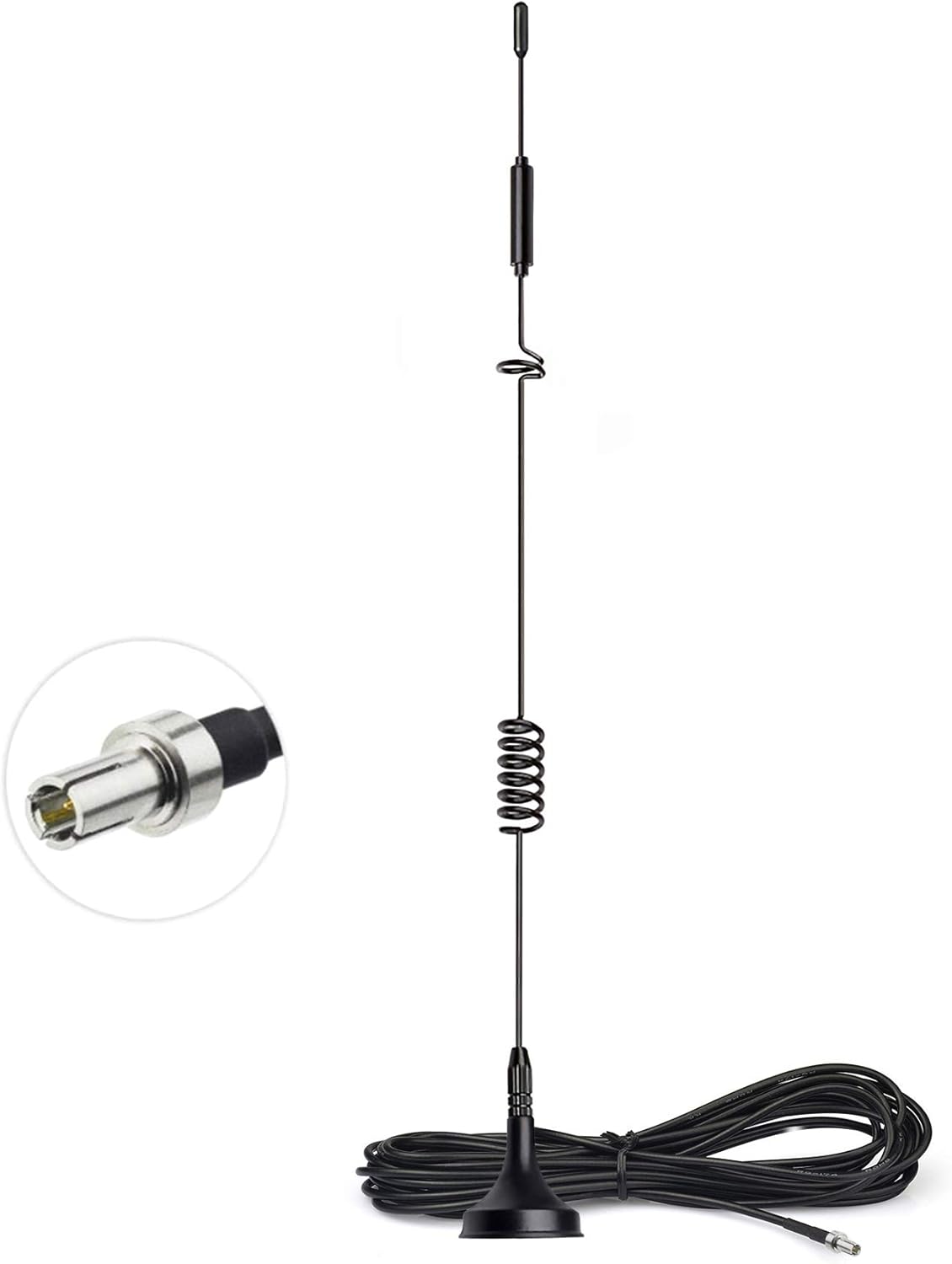 Bingfu 4G LTE Antenna 8dBi Magnetic Base Cellular MIMO TS9 Antenna 2-Pack Compatible with 4G LTE MiFi Mobile Hotspot Router USB Modem Dongle Adapter Verizon AT&T T-Mobile Sprint Mobile Broadband Modem