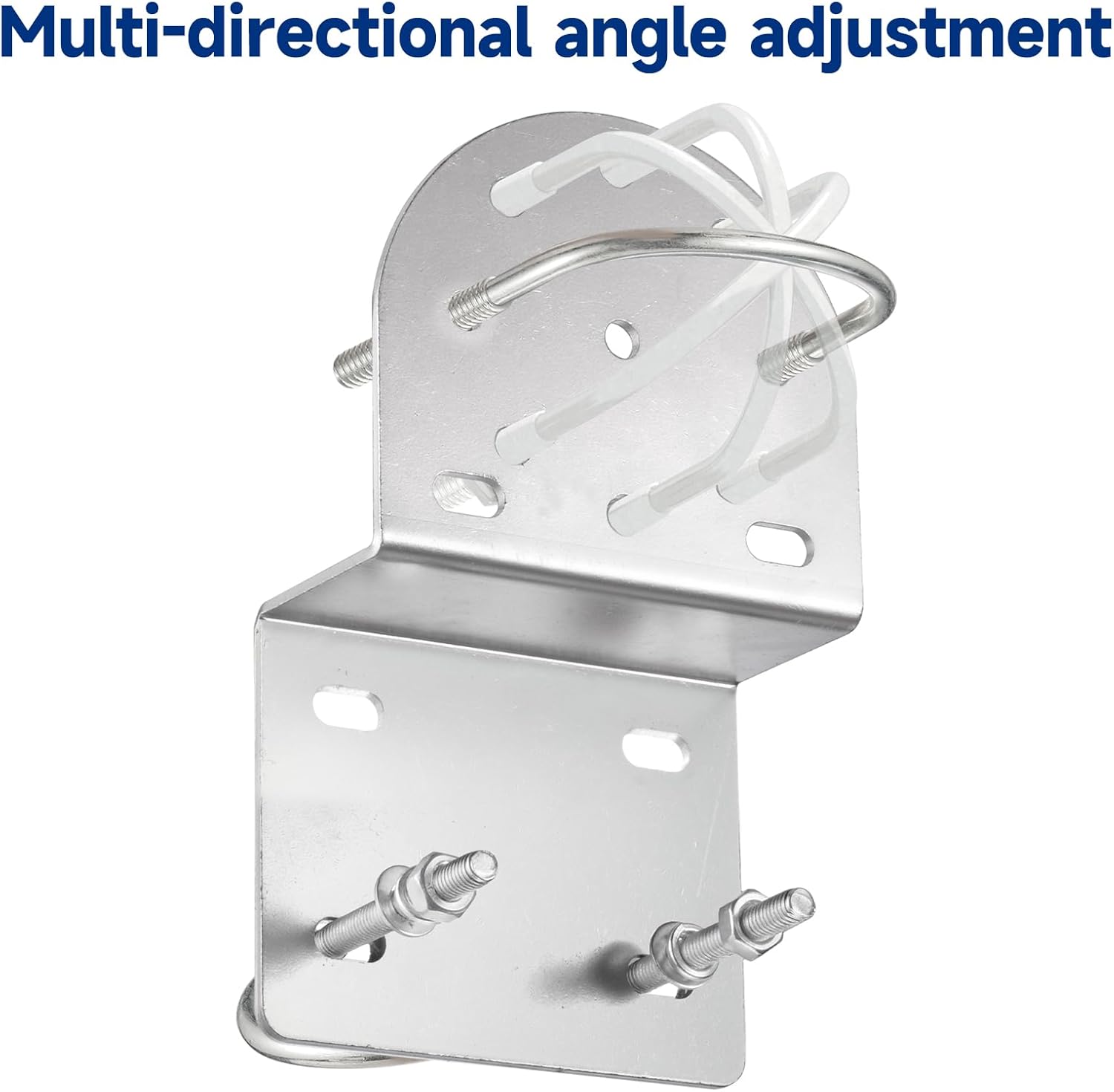 Bingfu Antennenmast-Montagehalterungen an der Wand, Mastklemme, rostfreies Hardware-Zubehör, Halterungshalter für den Außenbereich zu Hause, Antennenmasthalter, Antennenmast-Montage-Kits