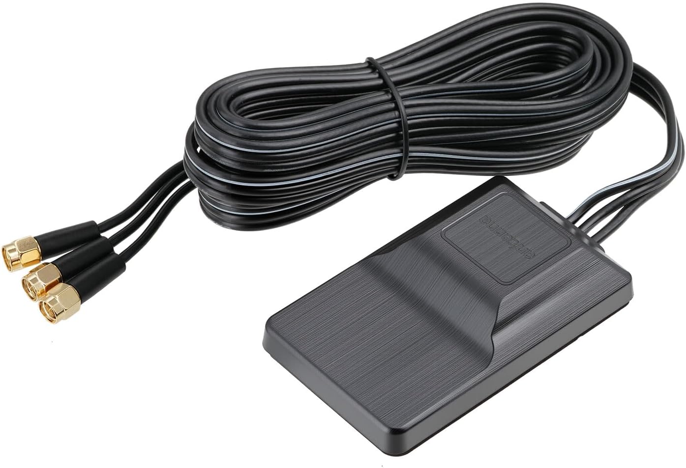 Bingfu Active GPS Navigation Antenna Triple System BeiDou BD GPS with Dual 4G LTE SMA Connector 3M RG174 Cable IP65 Automotive IoT High Gain