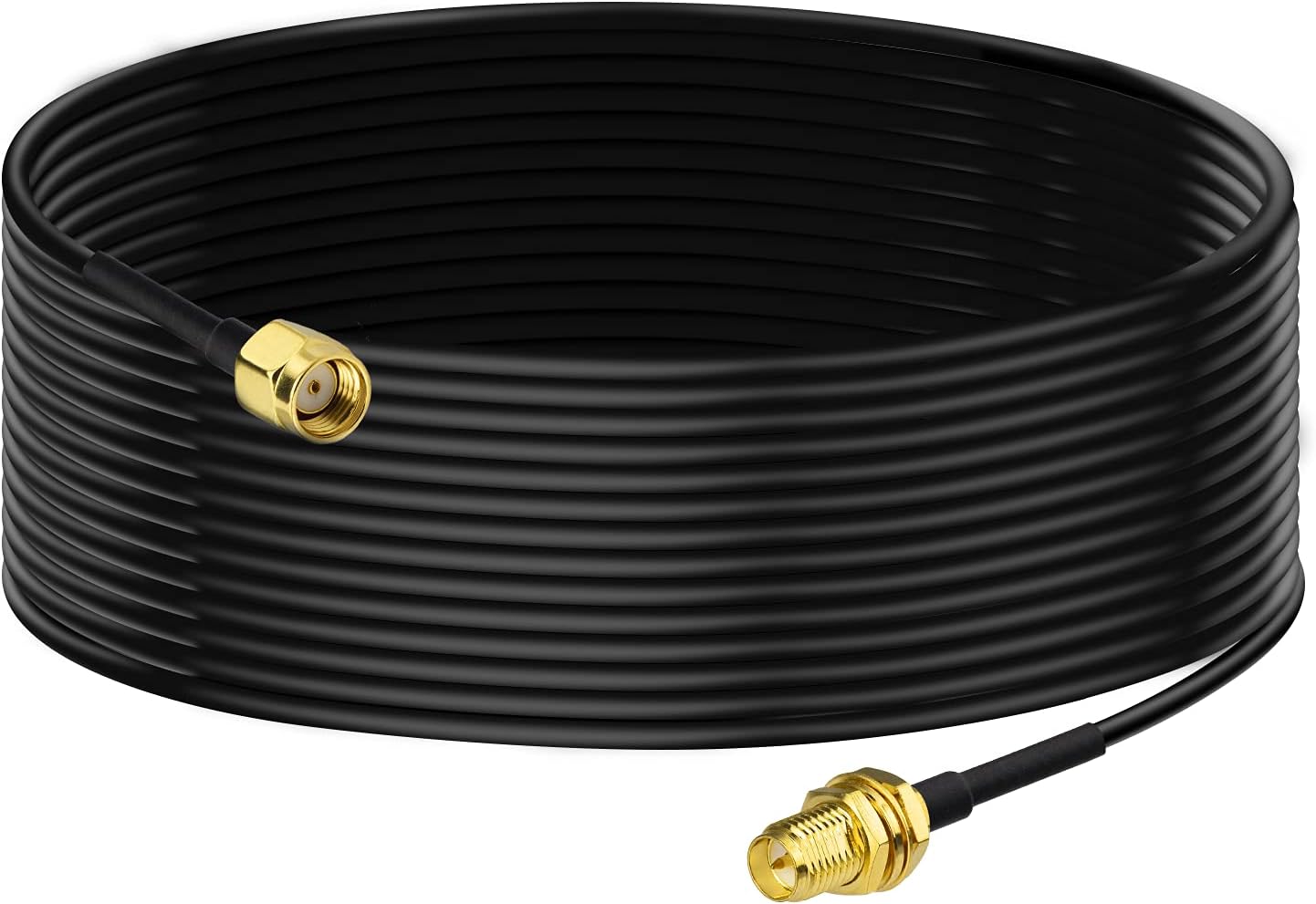 RP-SMA Stecker auf RP-SMA Buchse Kabel 5m RG174 WiFi-Antennenverlängerungs Koaxialkabel für Drahtlose Mini PCI Express PCIE Netzwerkkarte USB WiFi Adapter WiFi Router Booster IP Kamera