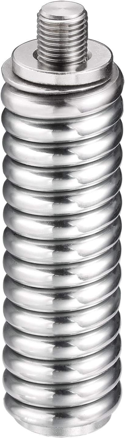 Bingfu CB Antenna Spring Heavy Duty Stainless Steel Compatible with Vehicle Truck Van RV Motorhome Matine Boat Mobile CB Radio Antenna Mount Up to 60" Long 3/8" 24 Thread