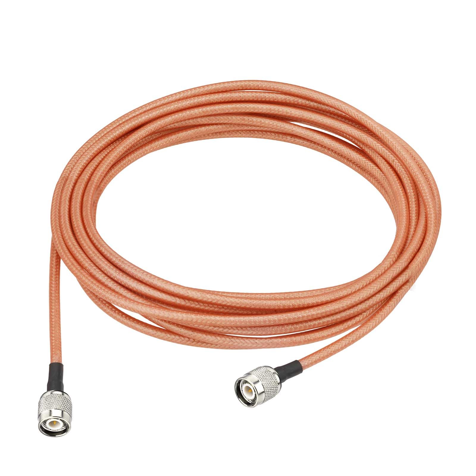 BINGFU TNC Kabel TNC Stecker auf Stecker RG400 Verlustarmes Koaxialkabel 5 m