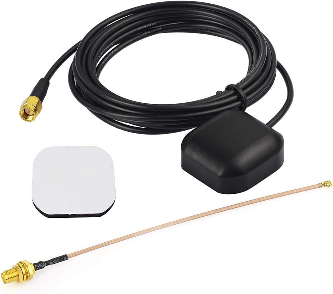 Bingfu Waterproof SMA Male Active GPS Navigation Antenna Adhesive Mount
