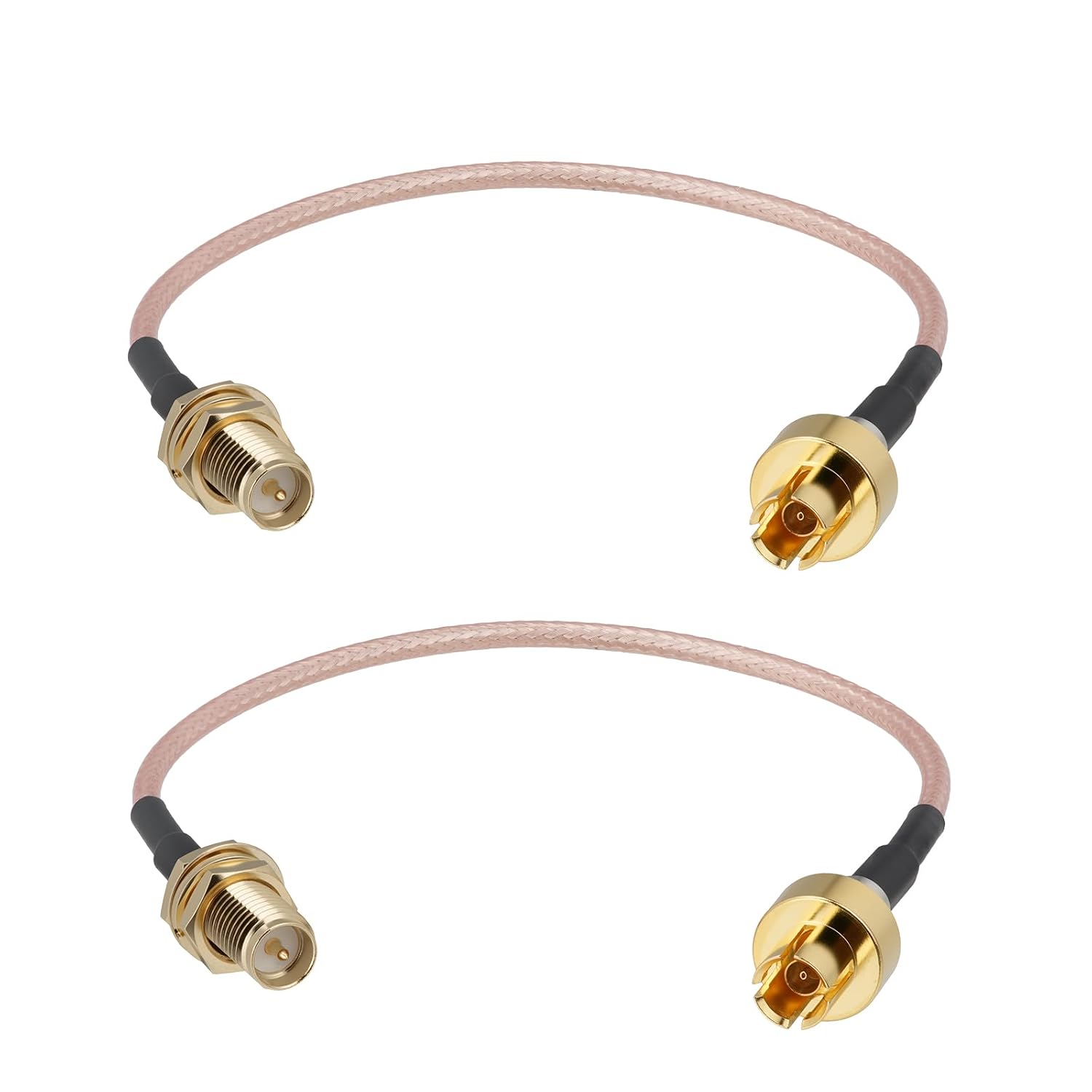 BINGFU RP-SMA Female to WiFi 7 RF Coaxial Cable 5.9 inch RG316 50 Ohm 2-Pack Compatible with ASUS ROG Strix TUF Crosshair Prime ProArt Gaming Motherboard