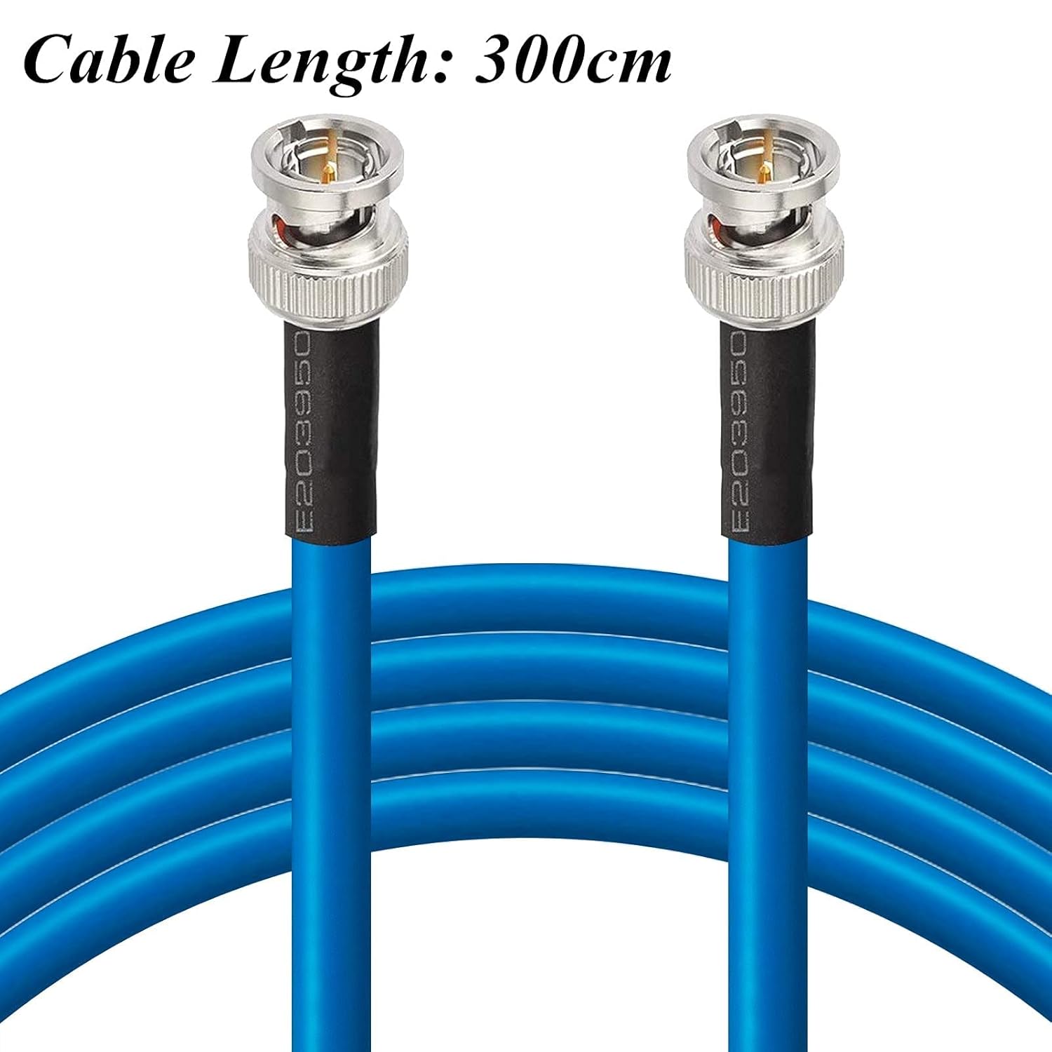 BINGFU SDI Cable BNC Cable 75 Ohm 3G/6G SDI Digital Video Cable (Belden 1694A) for Cameras and Video Devices, Supports HD-SDI 3G-SDI 1080P 4K-UHD, 3M